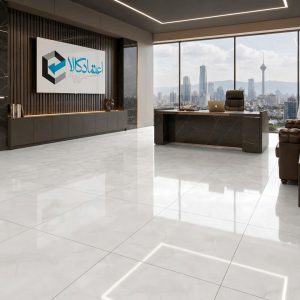 اجرای سرامیک روشن آتوسا برند تاپراک در فضای داخلی