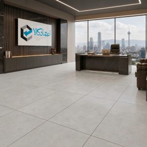 سرامیک لیوسا روشن پارسیان سرام 60 در 120 خاک سفید لعاب مات
