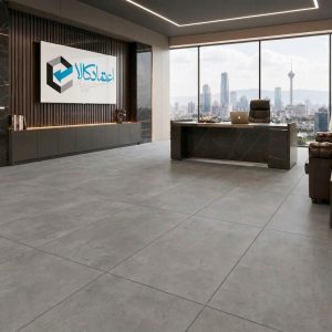 سرامیک آراکو طوسی تیره در اجرا