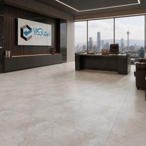 اجرای سرامیک رهام 190WFM در فضای مدرن