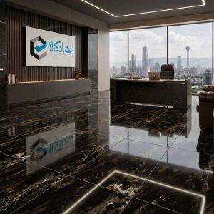 سرامیک هورسا پرشین در اجرای کف پذیرایی